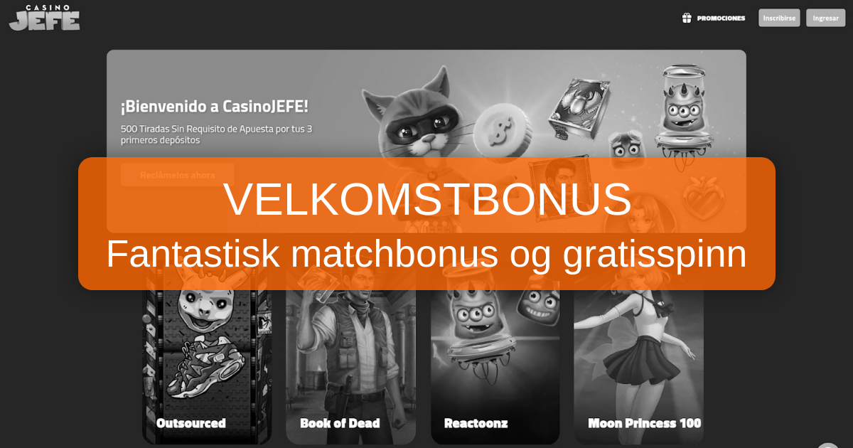CasinoJefe Casino for Norge
